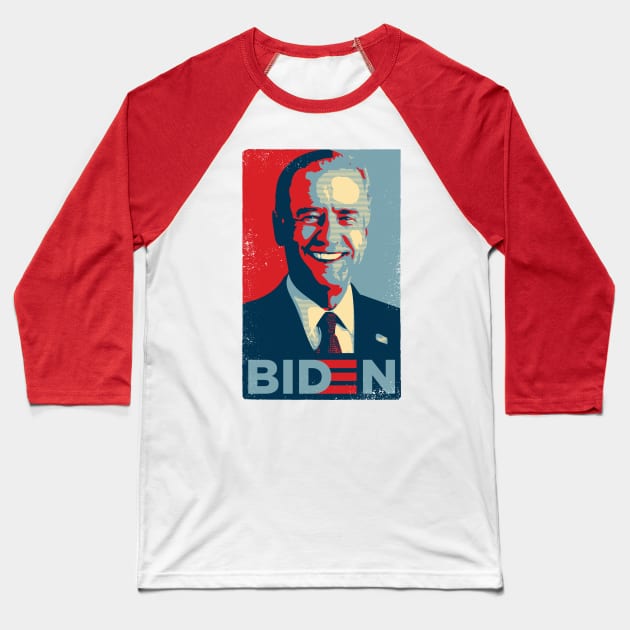 Joe Biden President Anti Trump Obama Hope Inspired 2020 Baseball T-Shirt by vonHeilige